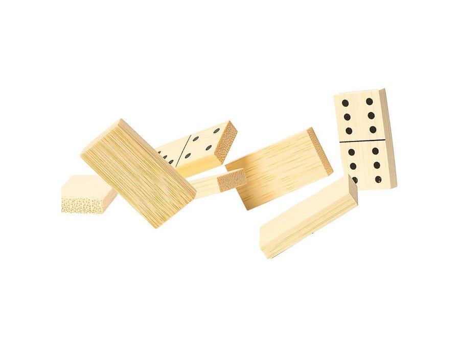 Pandoo bamboo domino - wood free and plastic free