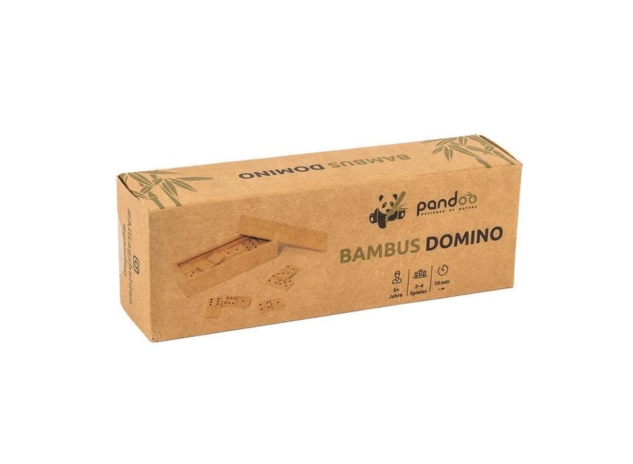 Pandoo bamboo domino - wood free and plastic free