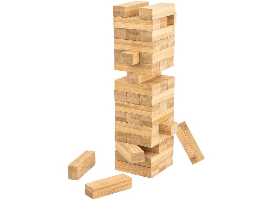 Pandoo bamboo wobble tower - wood free and plastic free