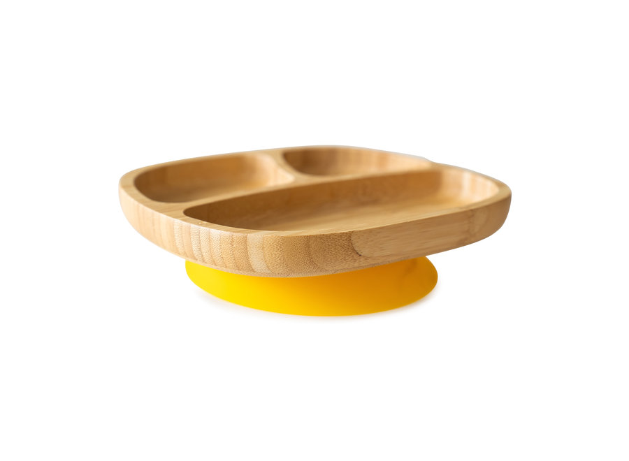 Bamboe bordje met zuignap - Bamboe bordje - Melamine vrij