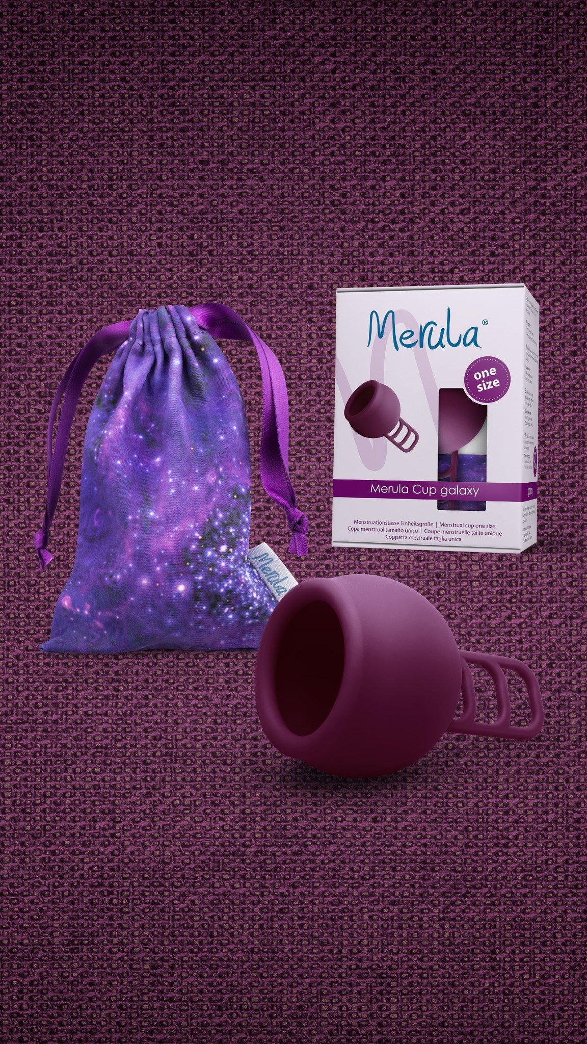  Merula Cup Galaxy (Violet) - One Size Menstrual Cup