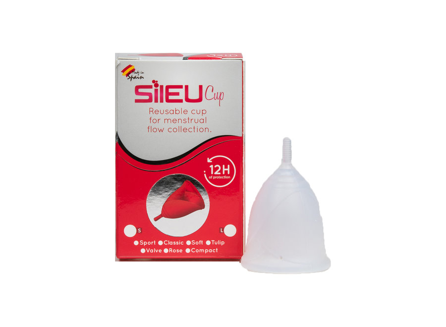 Rose Medium Menstrual Cup - transparent