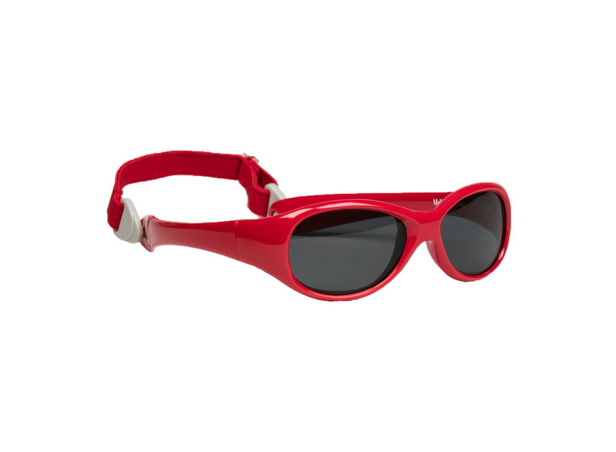 Children's sunglasses Noah with strap 0 - 1 year - size S - red