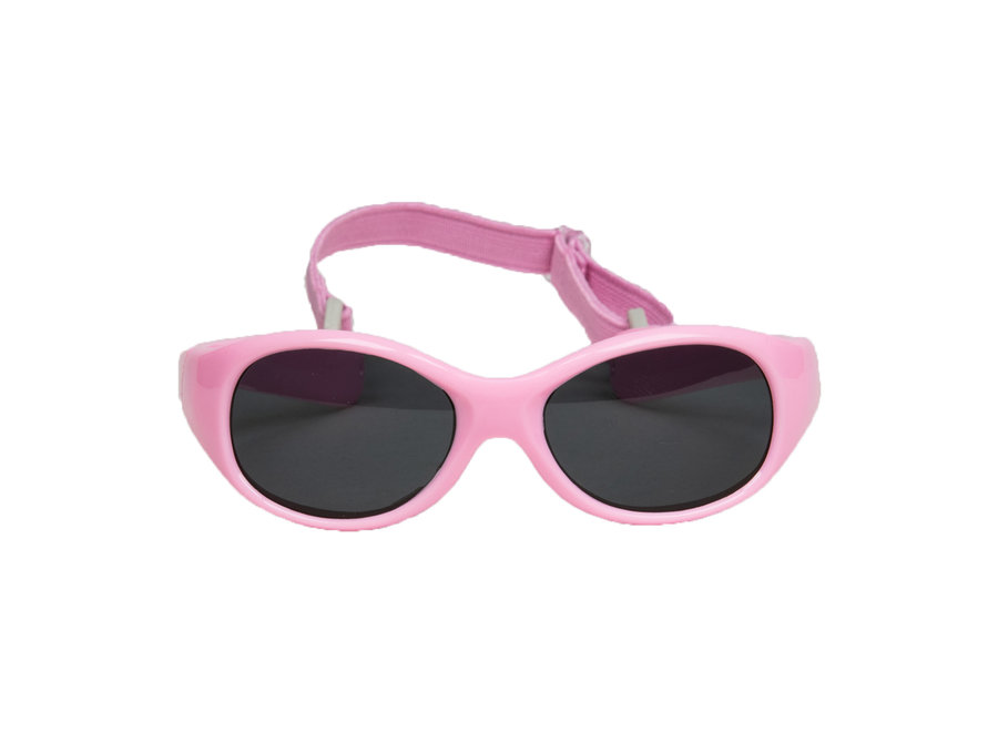 Children's sunglasses Noah with strap 0 - 1 year - size S - pink