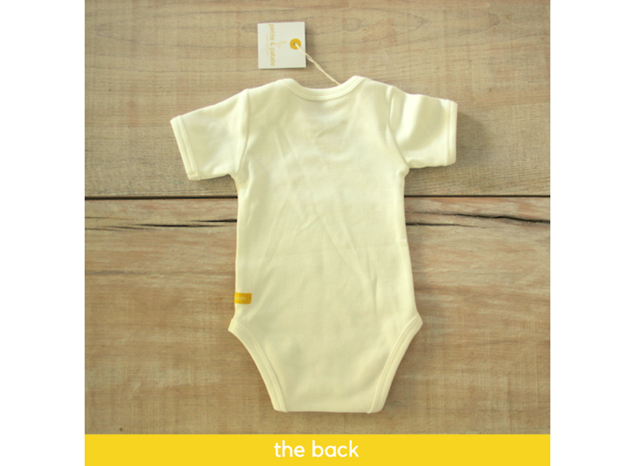 Short-sleeved bodysuit - the yellow one