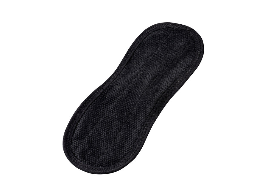 Washable sanitary pads with press stud - black