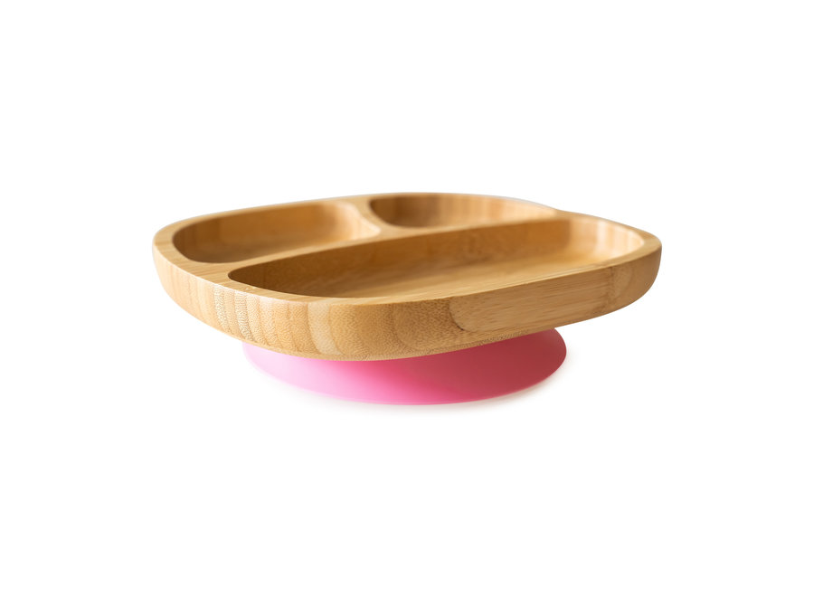 Bamboo plate with suction cup - Bamboo plate - Melamine free
