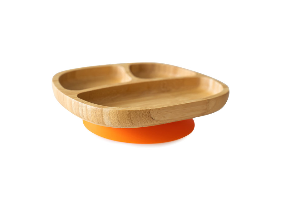 Bamboo plate with suction cup - Bamboo plate - Melamine free