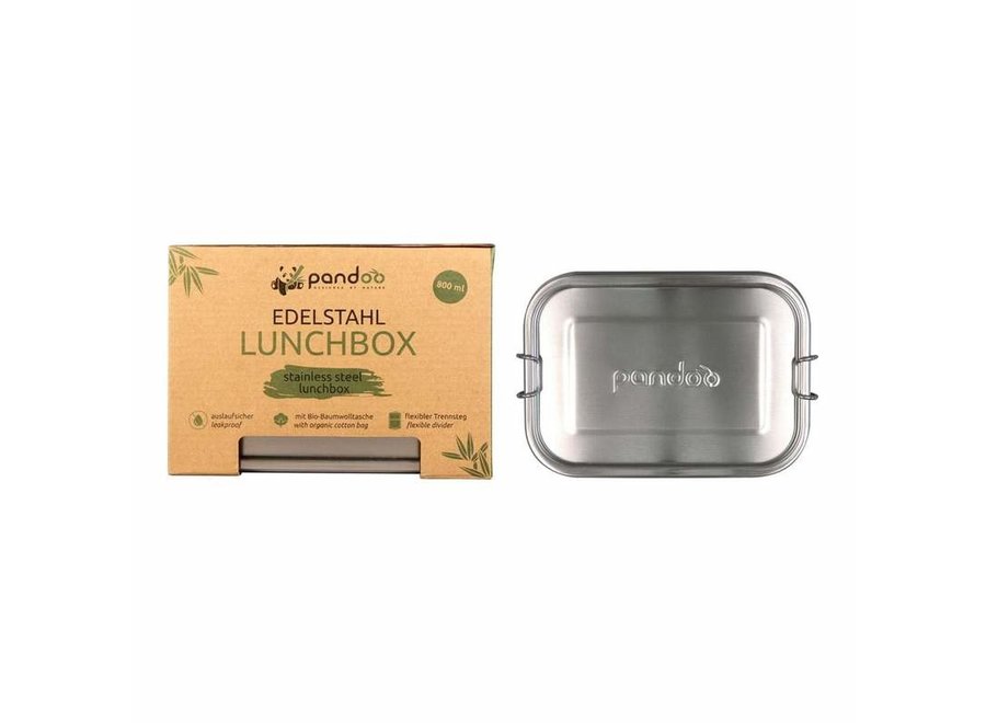 Pandoo RVS lunchbox - 800 ML