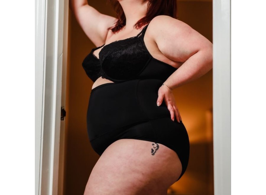 Cheeky Pants - Shapewear Feeling Confident- black with super high waist