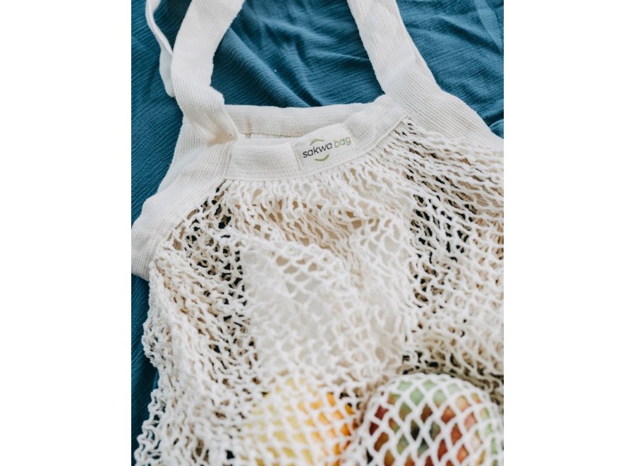 Eco Shopper - Coton bio - 1 pièce - Des sacs réutilisables en coton biologique pour réduire les déchets