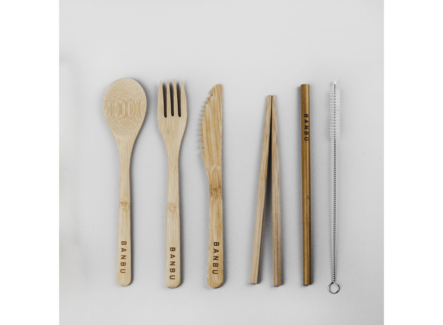 Cutlery set - bamboo