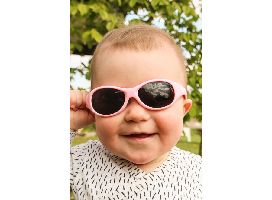 Children's sunglasses Noah with strap 0 - 1 year - size S - pink