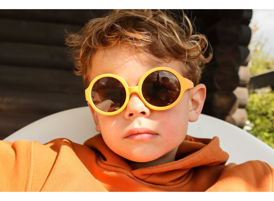 Lunettes de soleil enfant Lenny 3-7 ans - taille M - Orange/Jaune - Melleson Eyewear