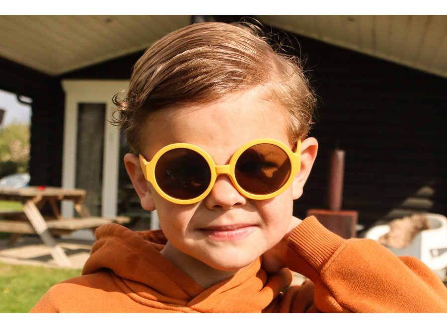 Lunettes de soleil enfant Lenny 3-7 ans - taille M - Orange/Jaune - Melleson Eyewear