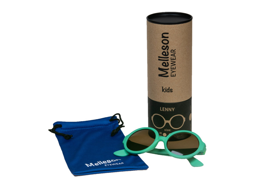 Kinderzonnebril Lenny 3-7 jaar - maat M - Groen