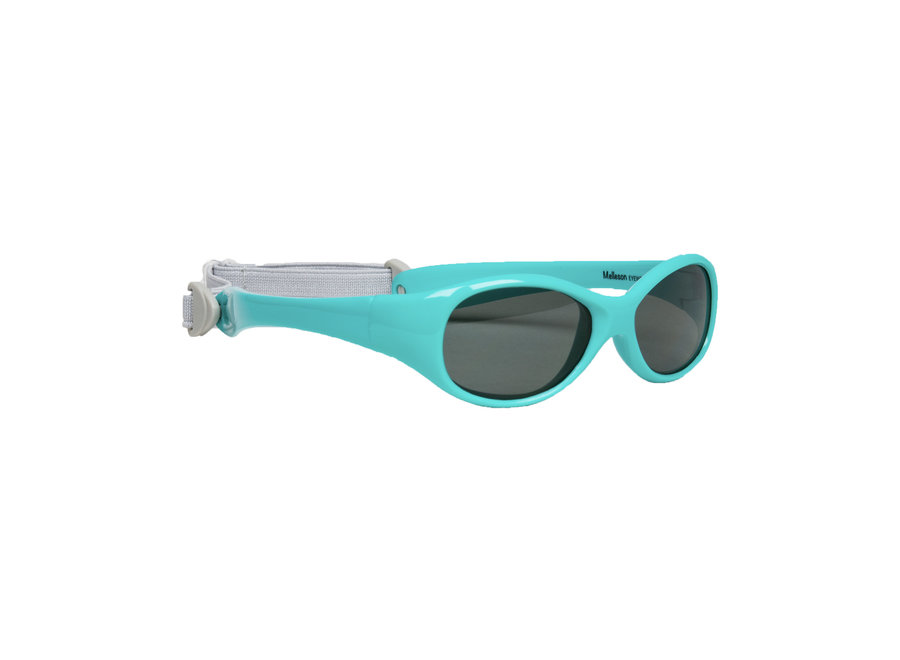 Children's sunglasses Noah with strap 2-4 years - size M- Aqua