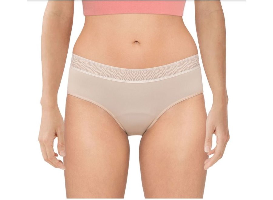 SELENACARE Menstrual underwear Hipster - Beige - Grace is Green