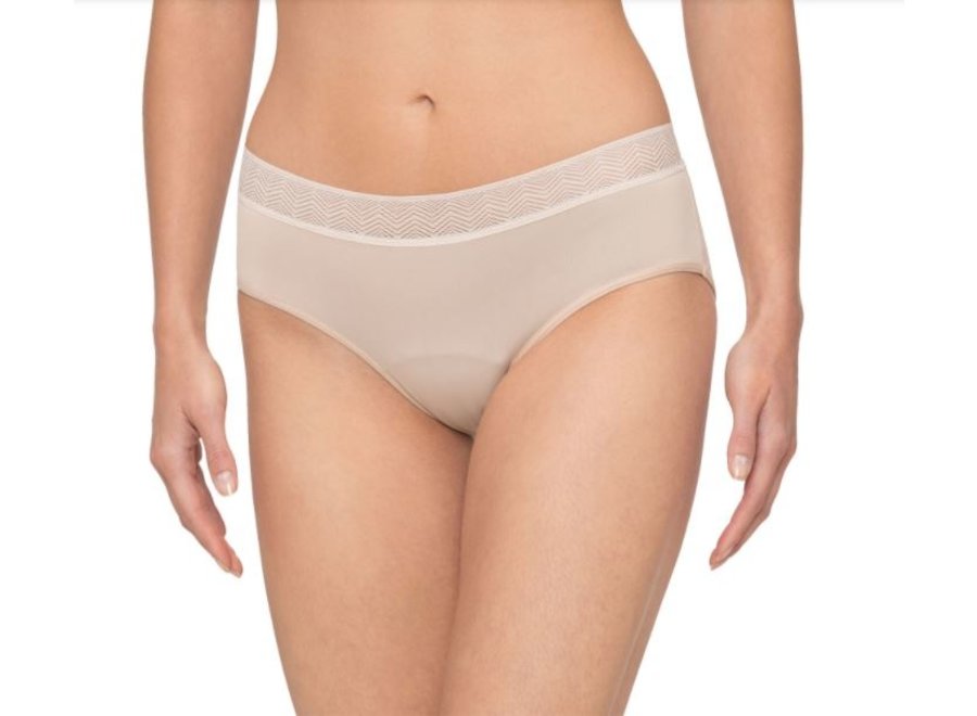 Women's Period Underwear - Hipster, Cream