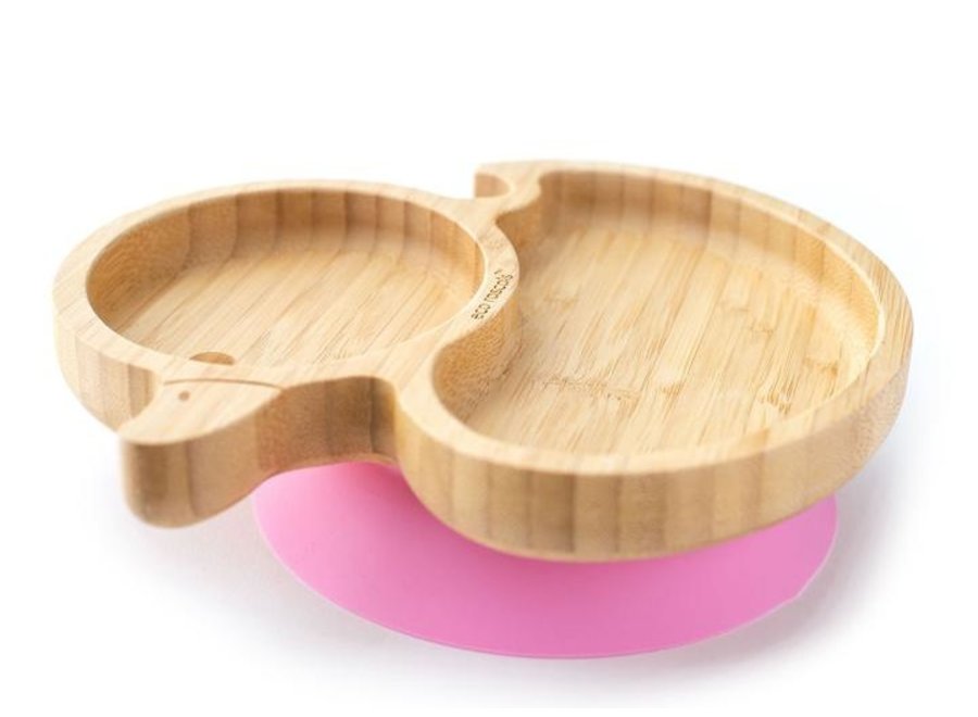 Bamboo plate duck - 4 colors - Melamine free