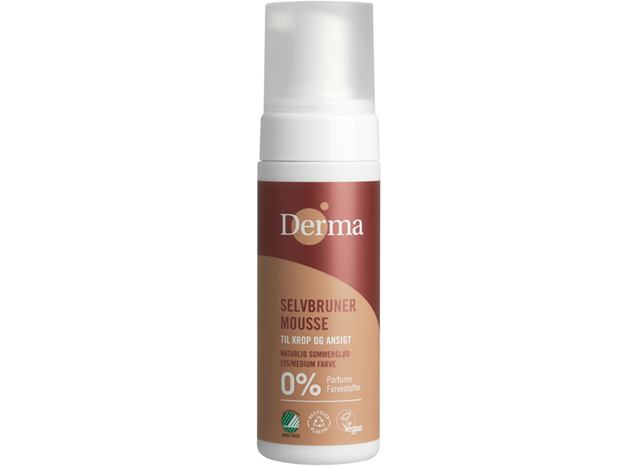 Derma eco Sun – Mousse auto-bronzante – 150 ML – Une lueur naturelle instantanée pour le corps et le visage