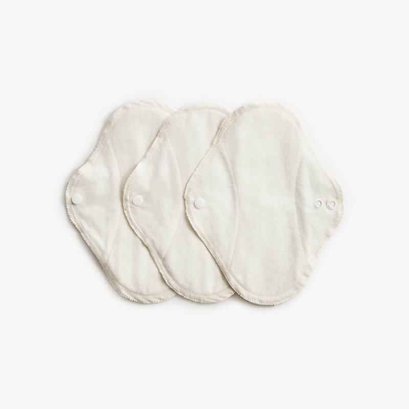 Fabric panty liners made of organic cotton, snaps - 3 pcs :: Monkey Mum