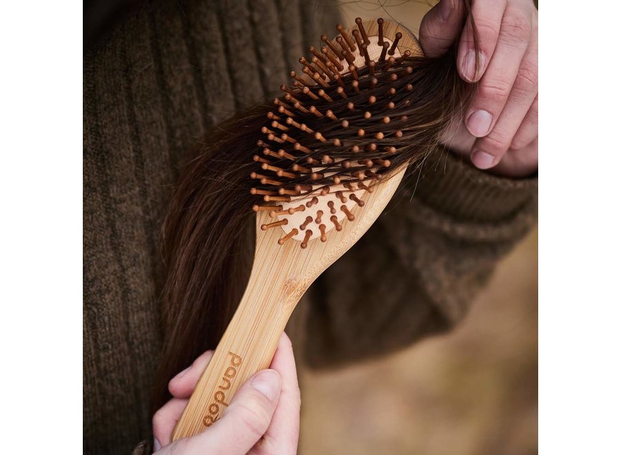 Bamboo hairbrush