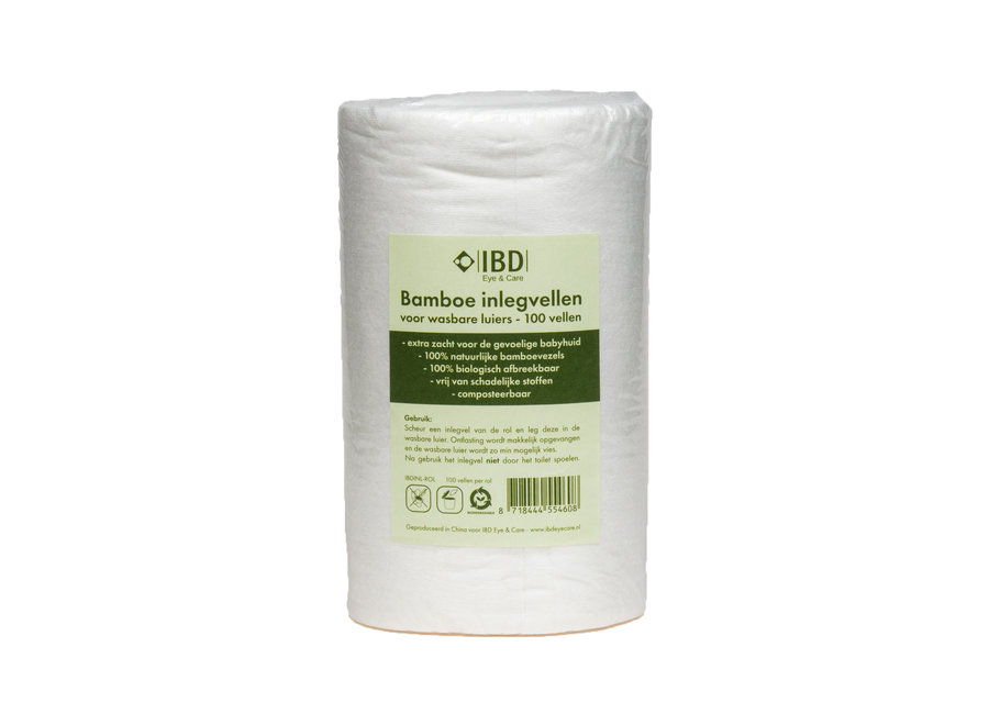 Bamboo inserts 1 roll - 100 sheets