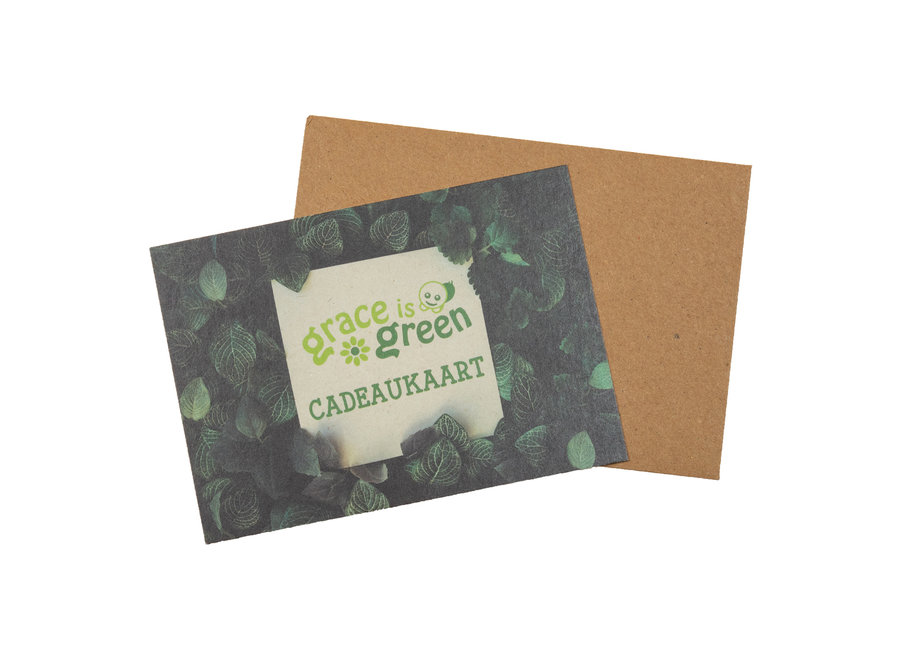 Cadeaukaart Grace is Green - 50 EUR