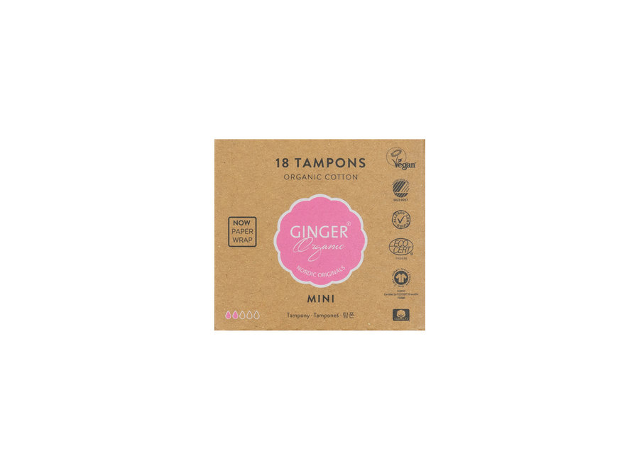 Tampons - 100 % coton biologique pur - Mini - Un confort exceptionnel et respectueux de l'environnement