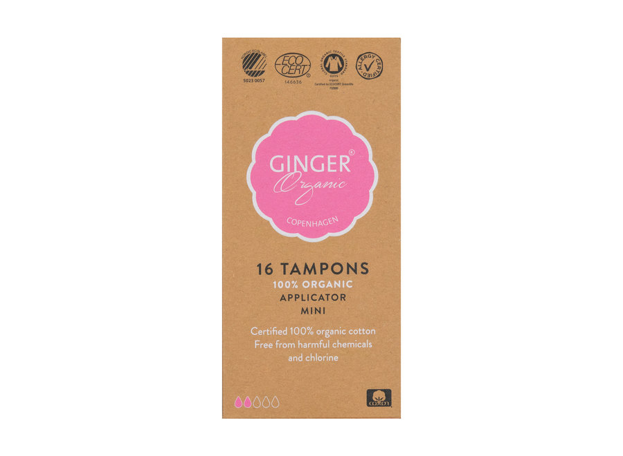 Tampons with applicator - Organic cotton - Mini