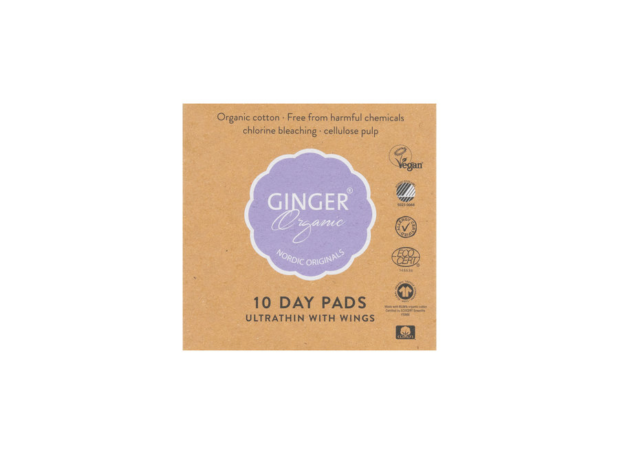 Sanitary napkin day with wings - 10 pcs