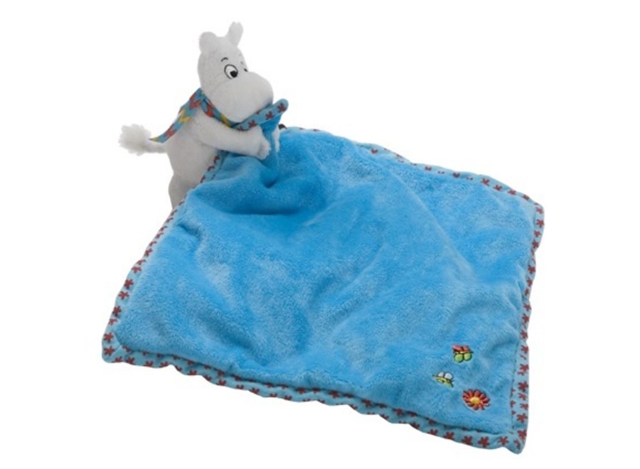 Moomin - Knuffeldoekje - Gekleurd - 24cm - Weich und kuschelig - Ideal fürs Schenken