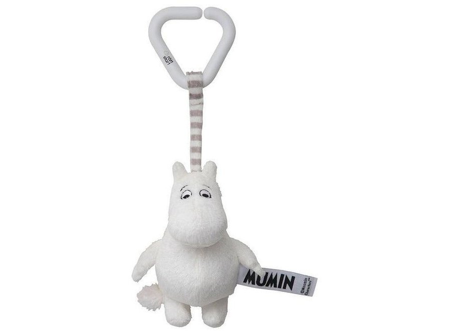 Moomin cuddly toy with clip - Rattle