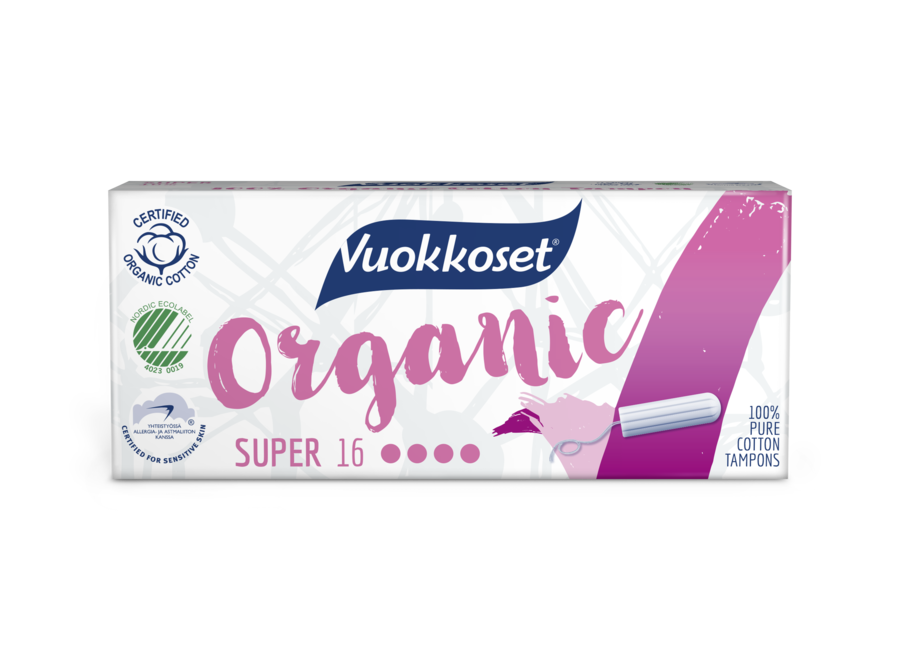 Vuokkoset - Tampons - Organisch Katoen - Super