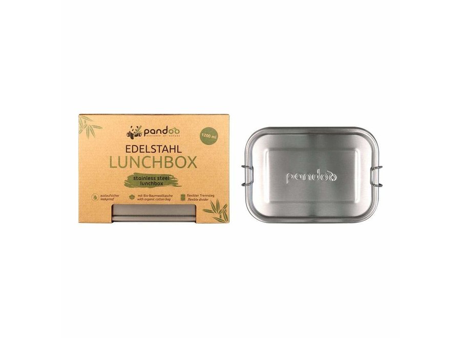 Pandoo RVS lunchbox - 1200 ML