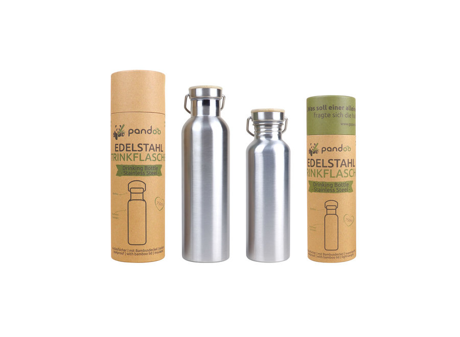 Stainless steel thermos bottle 750 ml - Single-walled insulation