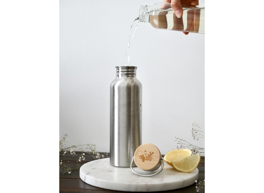 RVS thermosfles 750 ml - Enkelwandige isolatie