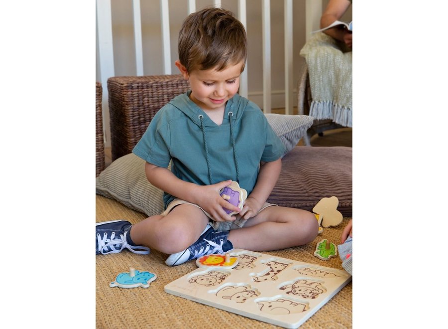 Safari Animals - Button Puzzle