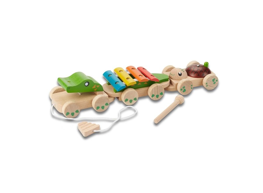 Pulling Toy – Crocodile & Turtle – Xylophone