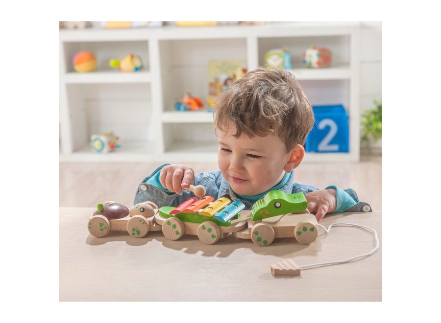 Pulling Toy – Crocodile & Turtle – Xylophone