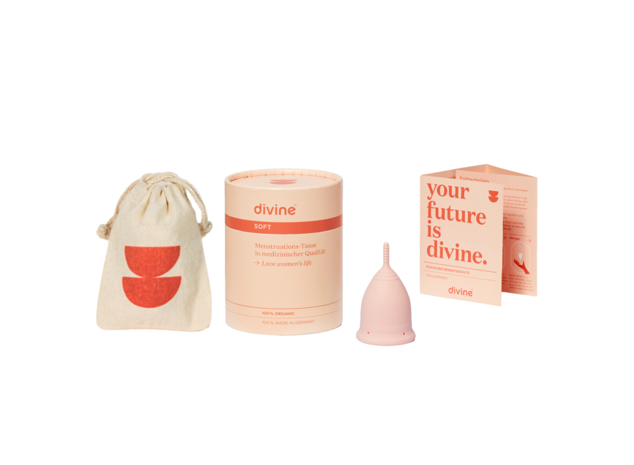 Menstrual cup - size L - 5 colours