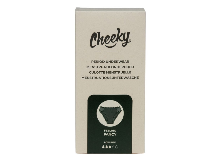 Cheeky Pants - Menstruationsunterwäsche - Feeling Fancy - Low Rise - Zero Waste - Vegan und chemiefrei