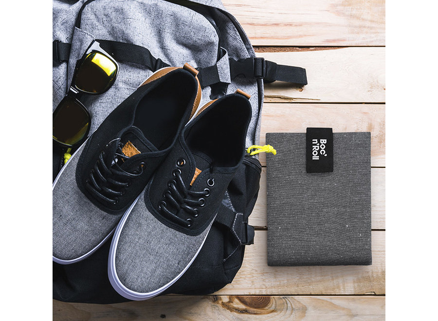 Boc'n'Roll - Enveloppe Alimentaire - Nature Noire | Pratique, Écologique et Réutilisable