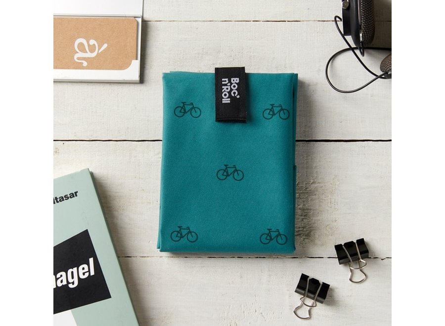 Boc ‘n Roll Foodwrap - Icon’s Bike - Herbruikbaar boterhamzakje - Makkelijk schoon te maken