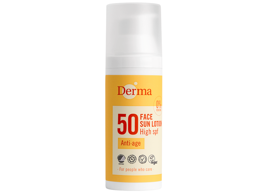 Sun lotion for your face - Anti-aging - SPF50 -50 ML