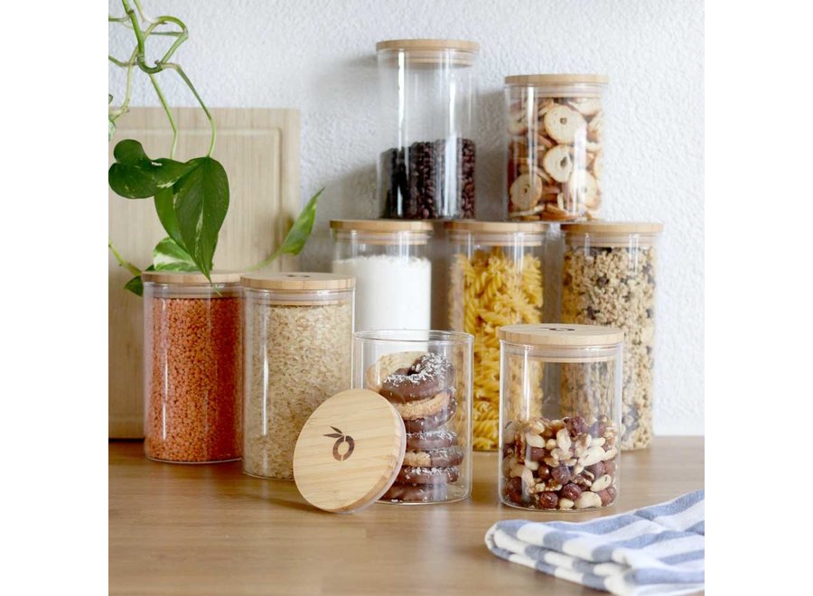 Glass storage jar - 800ml