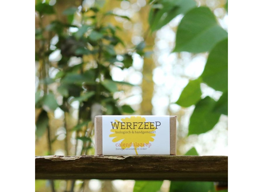 Werfzeep - CalendulaSeife - Bio - 100g - 100% vegan - Ideal für empfindliche Haut