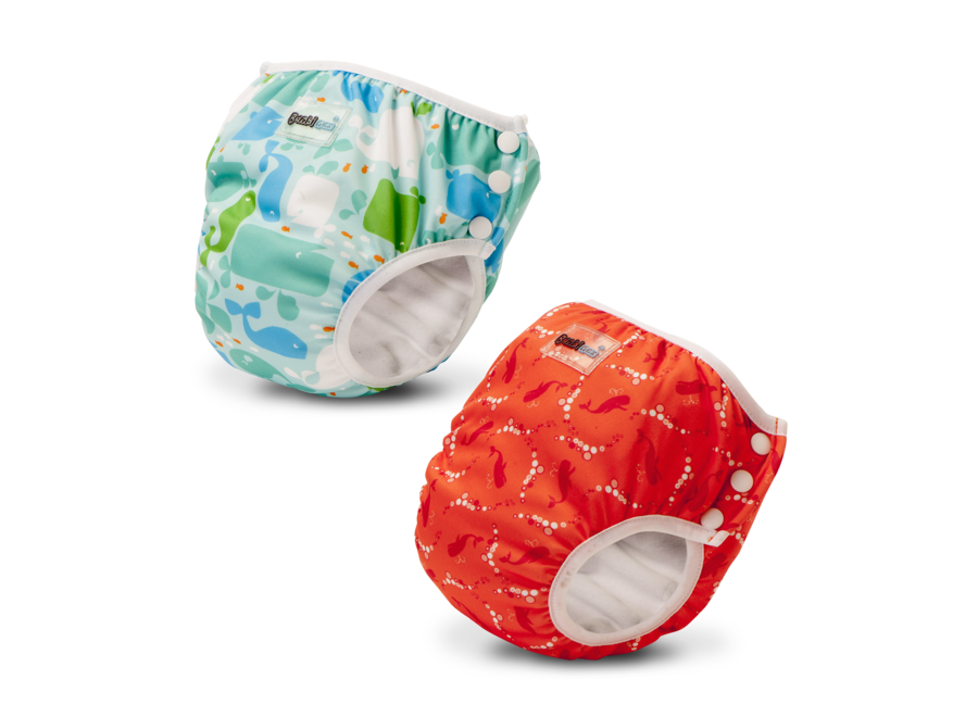 Swim diaper/practice pants Moby + Bubble