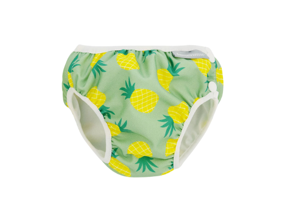 Washable Swim Nappy - Green Pineapple